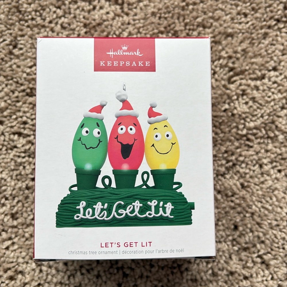 Hallmark Keepsake “Let’s Get Lit” ornament